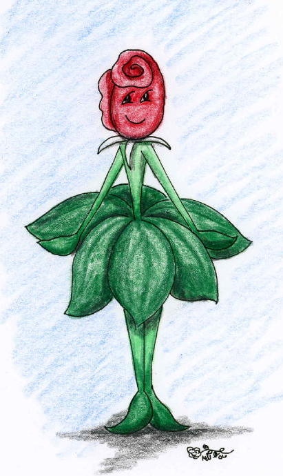 cartoon of Midnight Rose