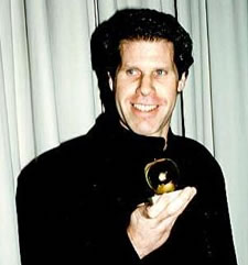 Ron with Golden Apple Award
